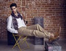 Juan Betancourt con zapatos camel de la coleccion otoño/invierno 2013 de Xti