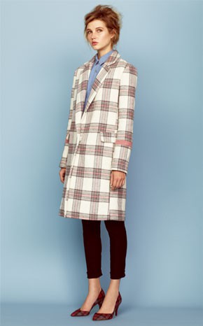 Abrigo de cuadros de la colección otoño/invierno 2013 de Asos