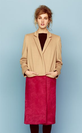 Abrigo bicolor de la colección otoño/invierno 2013 de Asos