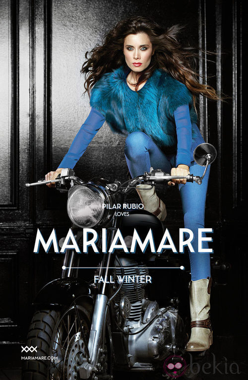 Pilar Rubio, imagen de la colección otoño/invierno 2013/2014 de Maria Mare