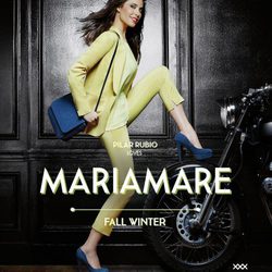 Pilar Rubio posando como imagen de la colección otoño/invierno 2013/2014 de Maria Mare