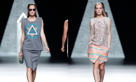 Look de la colección primavera/verano 2014 de Ana Locking en Madrid Fashion Week