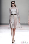 Vestido manga francesa de la colección primavera/verano 2014 de Duyos en Madrid Fashion Week