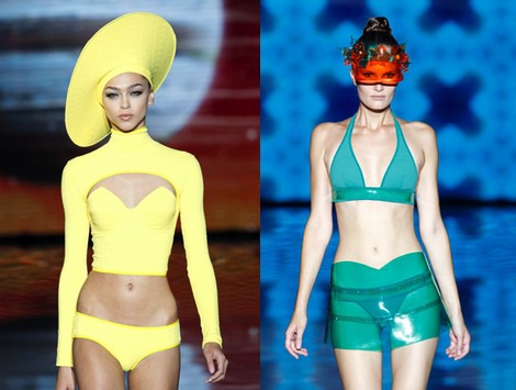 Look de baño de la colección primavera/verano 2014 de Andrés Sardá en Madrid Fashion Week