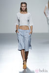 Look informal de la colección primavera/verano 2014 de Rabaneda en Madrid Fashion Week