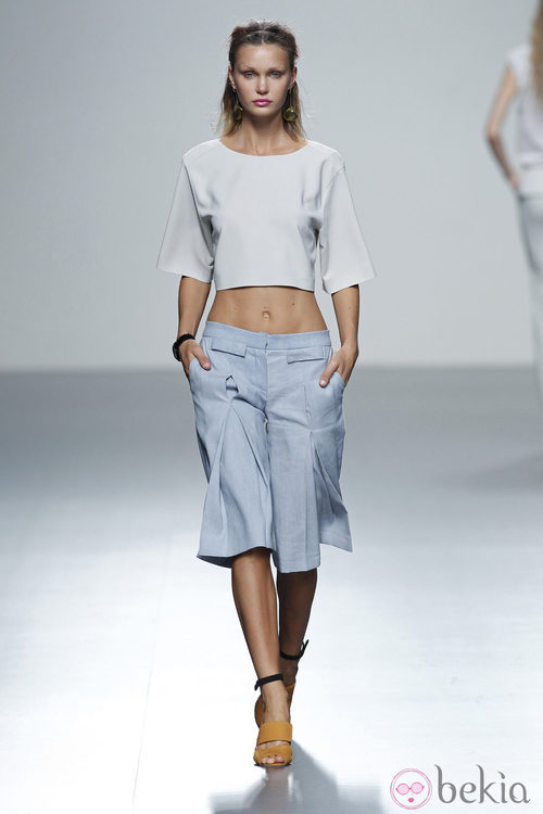 Look informal de la colección primavera/verano 2014 de Rabaneda en Madrid Fashion Week