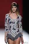 Body con volantes de la colección primavera/verano 2014 de María Escoté en Madrid Fashion Week