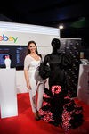Vicky Martín Berrocal presenta el vestido de gitana de la colección 'Inspired by Minnie' en Madrid Fashion Week
