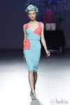Vestido bicolor de la colección primavera/verano 2014 de Lady Cacahuete en el EGO Madrid Fashion Week