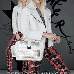 Chaqueta y bolso blancos de la colección otoño/invierno 2013/2014 de Rebecca Minkoff