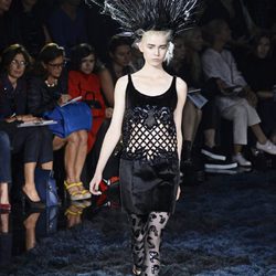 Vestido de satén de la colección primavera/verano 2014 de Louis Vuitton