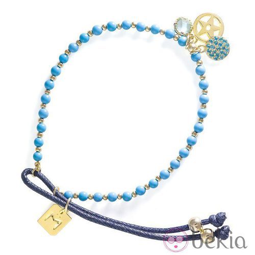 Pulsera azul de la colección otoño/invierno 2013 de Müss