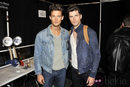 Sean O'Pry y Garrett Neff durante la Semana de la Moda de Nueva York 