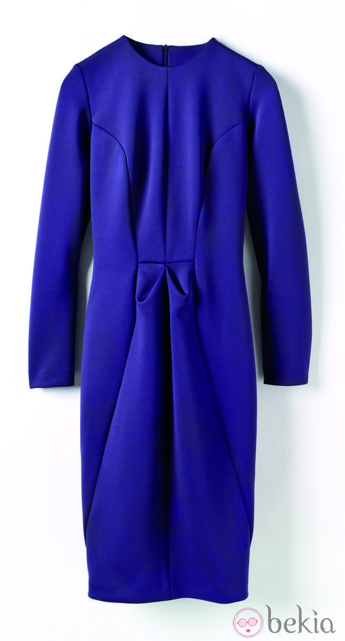 Vestido morado de la colección de Juanjo Oliva para Elogy otoño/invierno 2013/2014