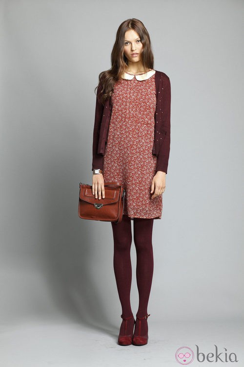Vestido de lunares de la colección otoño/invierno 2013/2014 de Indi&Cold