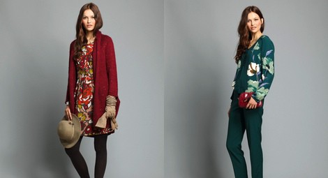 Vestido estampado de la colección otoño/invierno 2013/2014 de Indi&Cold