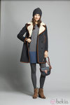 Abrigo con cuello de borreguito de la colección otoño/invierno 2013/2014 de Indi&Cold