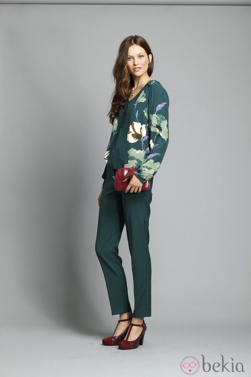 Pantalón verde de la colección otoño/invierno 2013/2014 de Indi&Cold