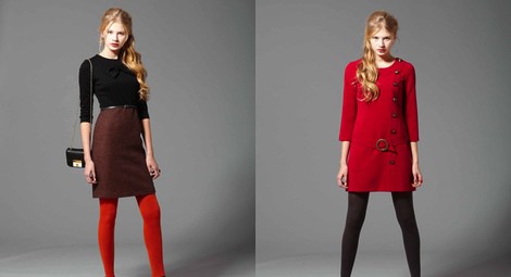 Abrigo rojo de la colección otoño/invierno 2013/2014 de Pennylane