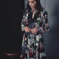 Vestido estampado de la colección otoño/invierno 2013/2014 de Juanjo Oliva para Elogy
