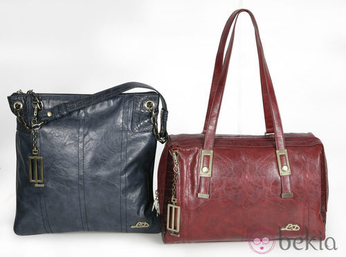 Bolsos rojo y azul modelo 'Colana' de la colección otoño/invierno 2013/2014 de Loeds