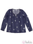 Blusa azul de la colección otoño/invierno 2013/2014 de Amichi