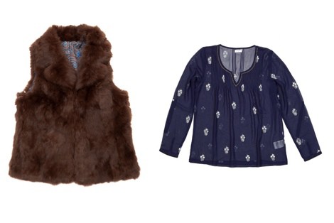 Blusa azul de la colección otoño/invierno 2013/2014 de Amichi