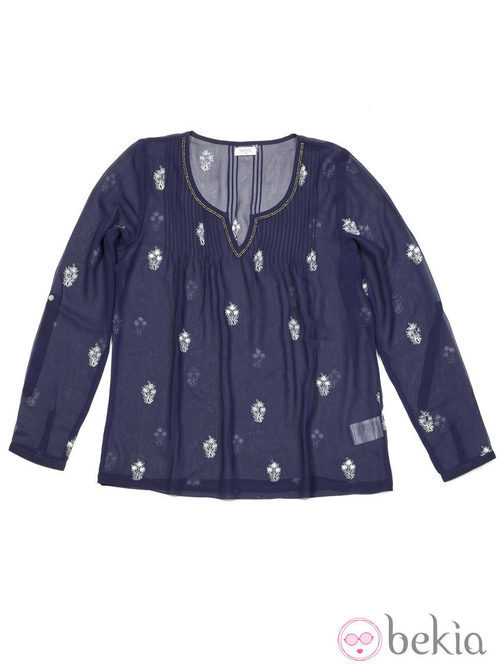 Blusa azul de la colección otoño/invierno 2013/2014 de Amichi