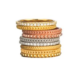 Anillos de la colección 'Ruedo Bridal' de Carrera y Carrera