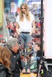 Cara Delevingne durante el shooting de la campaña primavera/verano 2014 de DKNY