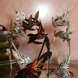 Sandalias con pedrería de la colección primavera/verano 2014 de Sergio Rossi