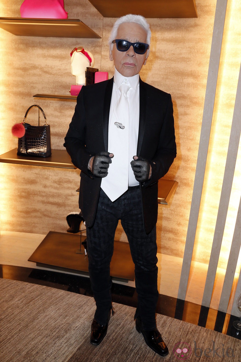 El diseñador Karl Lagerfeld