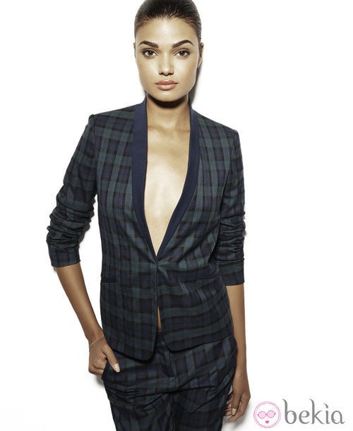 Traje de tartán de la colección Fall 2013 de Suiteblanco