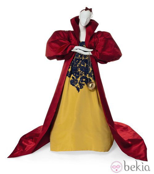 Vestido inspirado en Blancanieves de Oscar de la Renta