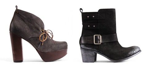 Botines negros de la colección otoño/invierno 2013 de Sixtyseven