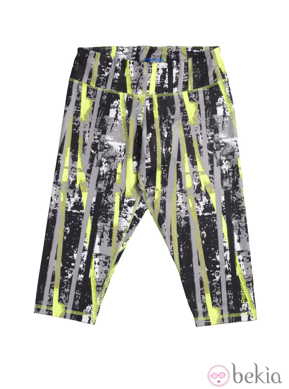 Pantalón Hopkick Capri color amarillo de la colección Reebok Aerobics