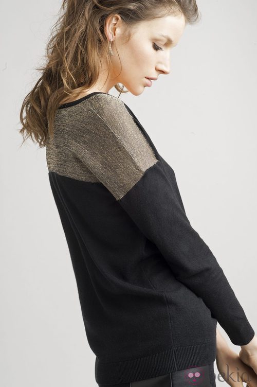 Jersey negro de la colección otoño/invierno 2013/2014 de Marie Sixtine