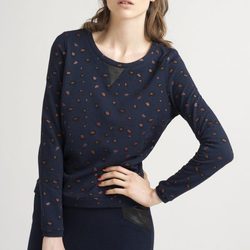 Jersey azul de la colección otoño/invierno 2013/2014 de Marie Sixtine