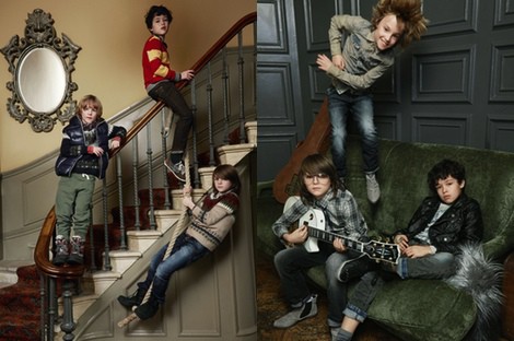Looks para niños de la colección otoño/invierno 2013/2014 de Sisley Young