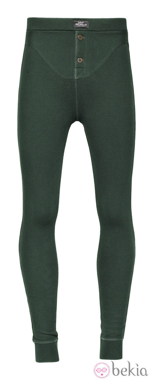Pantalón verde de la colección otoño/invierno 2013/2014 Bodywear de David Beckham para H&M