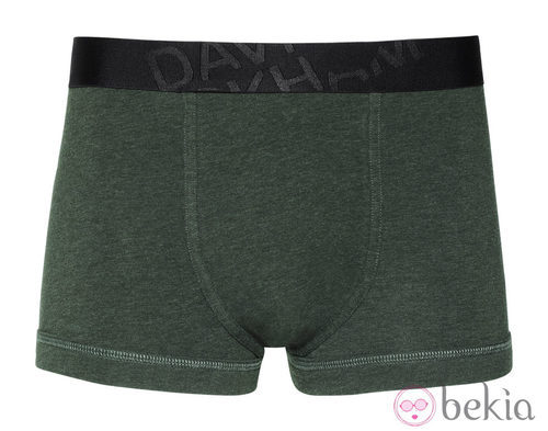 Bóxer verde de la colección otoño/invierno 2013/2014 Bodywear de David Beckham para H&M