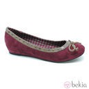 Bailarinas burdeos de la colección otoño/invierno 2013/2014 de Refresh