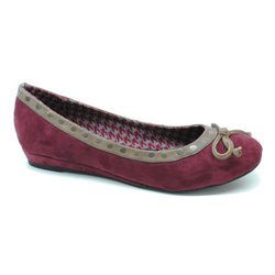 Bailarinas burdeos de la colección otoño/invierno 2013/2014 de Refresh
