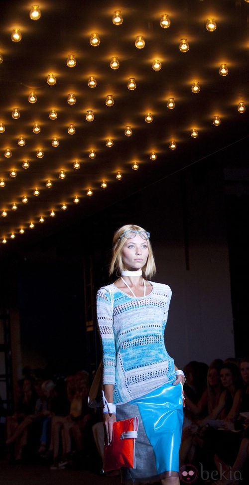 Falda plastificada de Rag & Bone, colección primavera de 2012