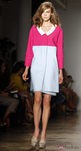 Abrigo azul y rosa de Peter Som, colección primavera de 2012