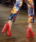 Mocasines rojos de Peter Som, colección primavera de 2012