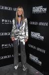 Louise Roe en el desfile de Nicole Miller en Nueva York, colección primavera/verano 2012