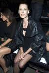 Linda Evangelista en el desfile de Alexander Wang en la Semana de la Moda de Nueva York, colecciones de primavera de 2012