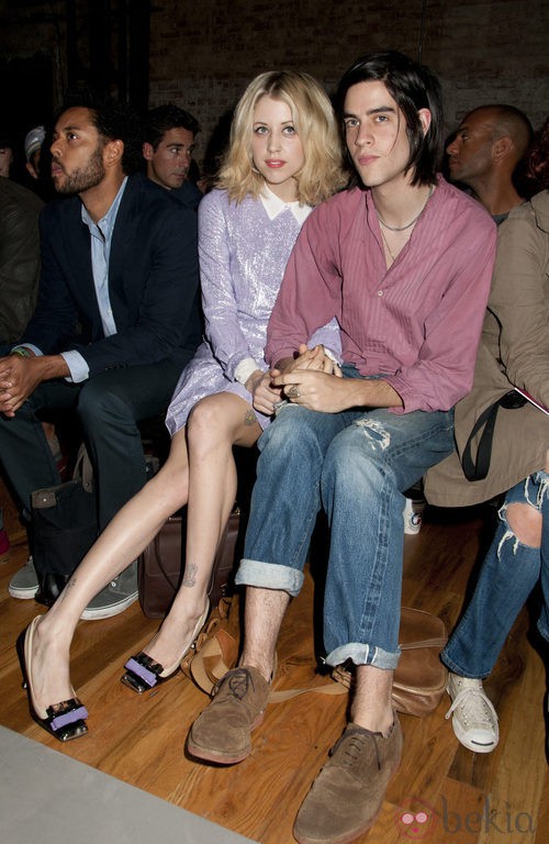 Peaches Geldof y su novio en la Semana de la Moda de Nueva York