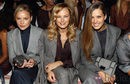 Malin Ackerman en el desfile Tommy Hilfiger, colección para primavera de 2012